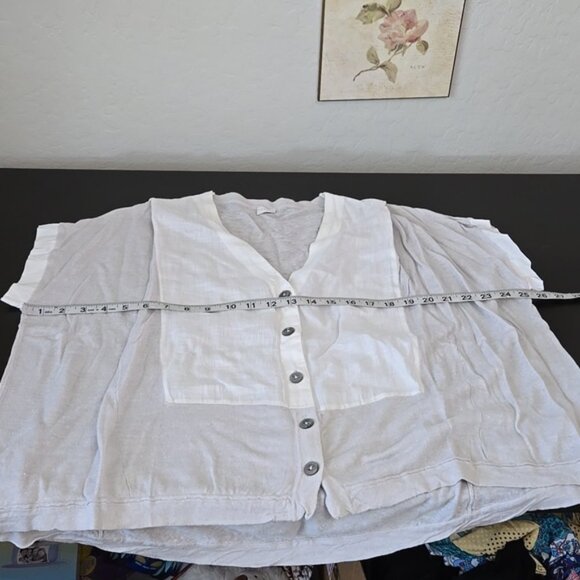 Poetry Linen Button-Down Top - Picture 9 of 10